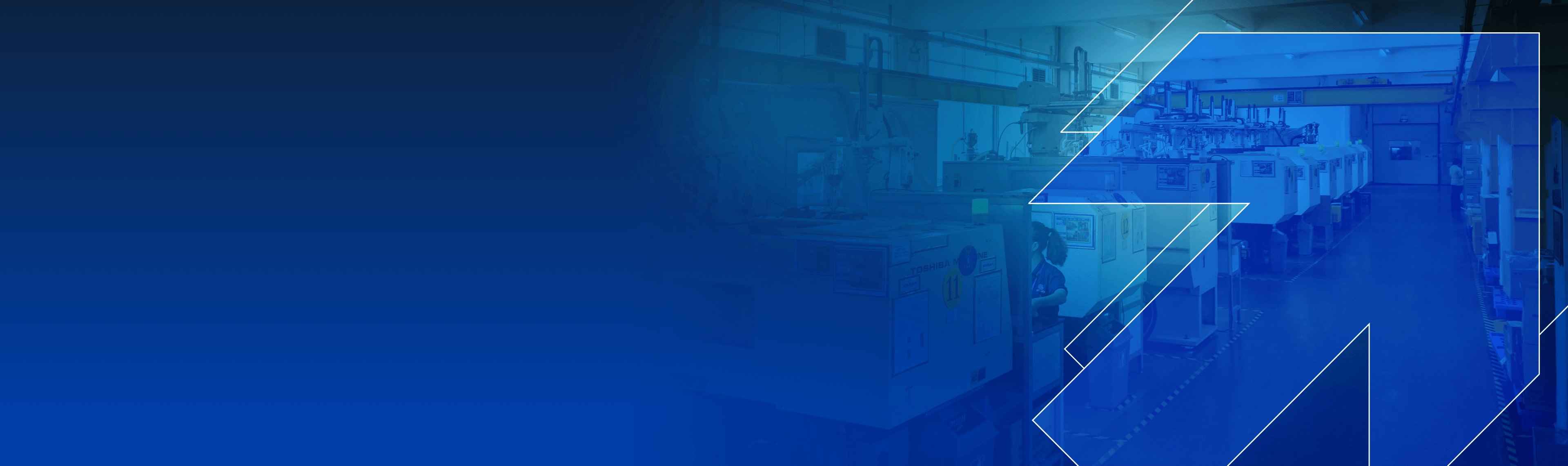 Global Point Sourcing Solutions. Image of manufacturing facility with blue overlays. 